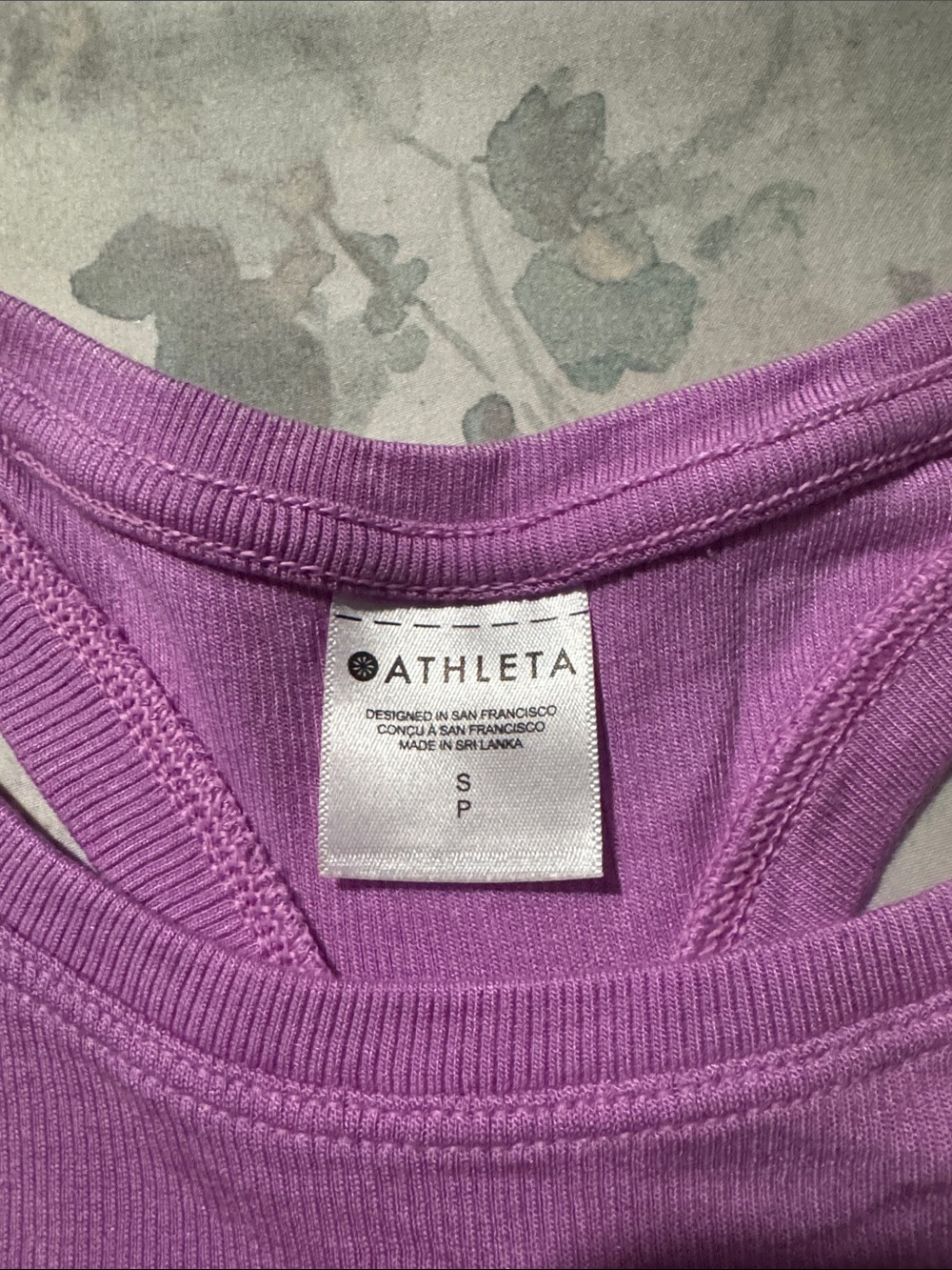 Athleta Lavender Racerback High-Neck Tank - Picture 2 of 6